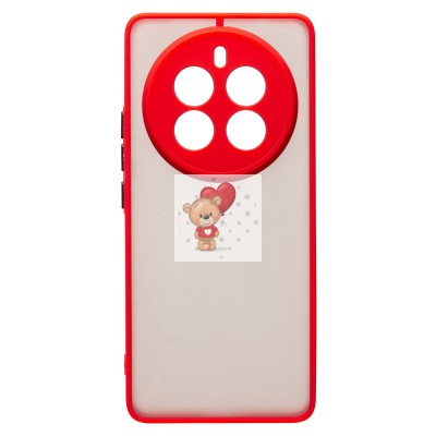 Чехол-накладка для Realme 12 Pro + (красный) - PC041