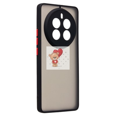 Чехол-накладка для Realme 12 Pro (черный) - PC041 Чехол-накладка для Realme 12 Pro (черный) - PC041