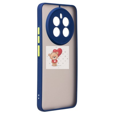 Чехол-накладка для Realme 12+ 5G (темно-синий) - PC041