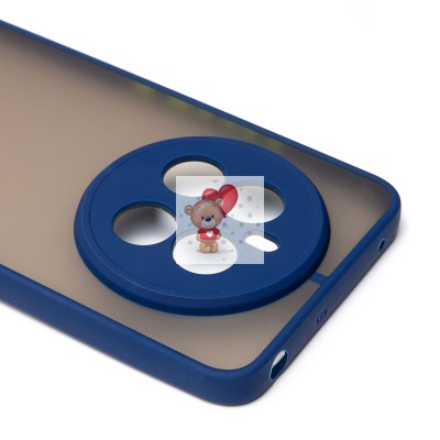 Чехол-накладка для Realme 12+ 5G (темно-синий) - PC041