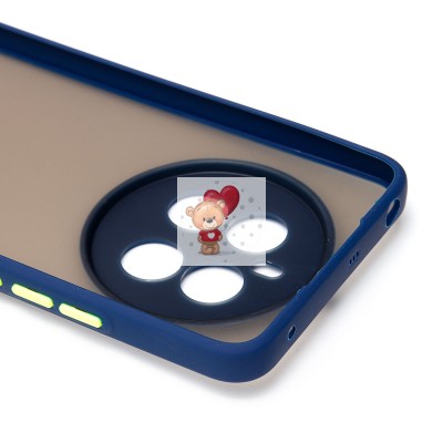 Чехол-накладка для Realme 12+ 5G (темно-синий) - PC041