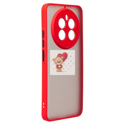 Чехол-накладка для Realme 12+ 5G (красный) - PC041 Чехол-накладка для Realme 12+ 5G (красный) - PC041