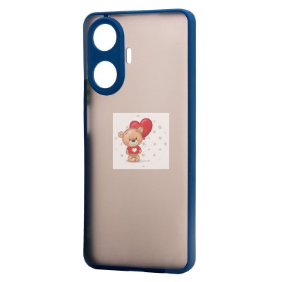 Чехол-накладка для Realme C55 (синий) - PC041 Чехол-накладка для Realme C55 (синий) - PC041