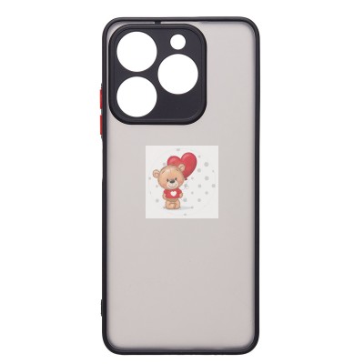 Чехол-накладка для Realme C61 4G Global (черный) - PC041 Чехол-накладка для Realme C61 4G Global (черный) - PC041