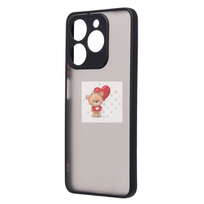 Чехол-накладка для Realme C61 4G Global (черный) - PC041