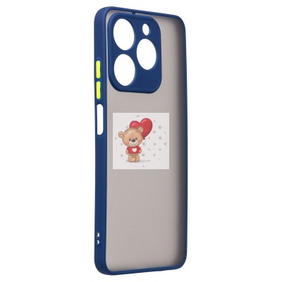 Чехол-накладка для Realme C61 4G Global (темно-синий) - PC041 Чехол-накладка для Realme C61 4G Global (темно-синий) - PC041