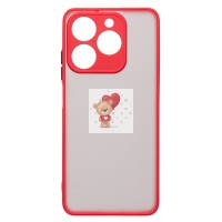 Чехол-накладка для Realme C61 4G Global (красный) - PC041 Чехол-накладка для Realme C61 4G Global (красный) - PC041