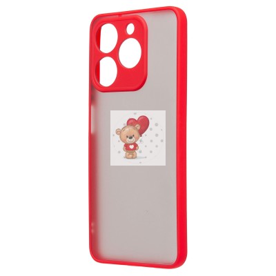 Чехол-накладка для Realme C61 4G Global (красный) - PC041