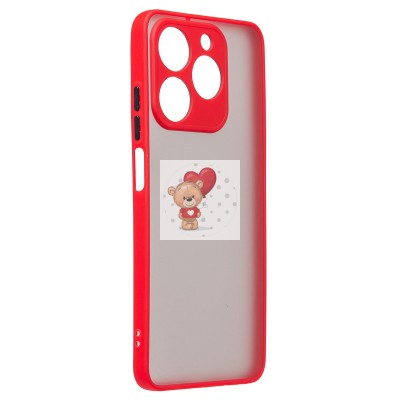 Чехол-накладка для Realme C61 4G Global (красный) - PC041