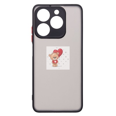 Чехол-накладка для Realme C63 4G (черный) - PC041