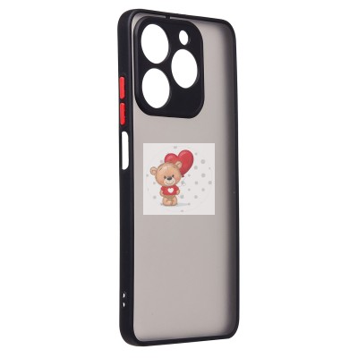 Чехол-накладка для Realme C63 4G (черный) - PC041