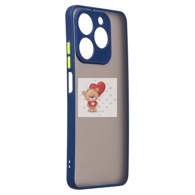 Чехол-накладка для Realme C63 4G (темно-синий) - PC041