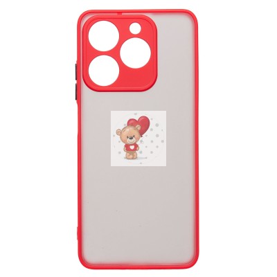 Чехол-накладка для Realme C63 4G (красный) - PC041 Чехол-накладка для Realme C63 4G (красный) - PC041