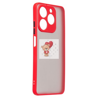 Чехол-накладка для Realme C63 4G (красный) - PC041 Чехол-накладка для Realme C63 4G (красный) - PC041