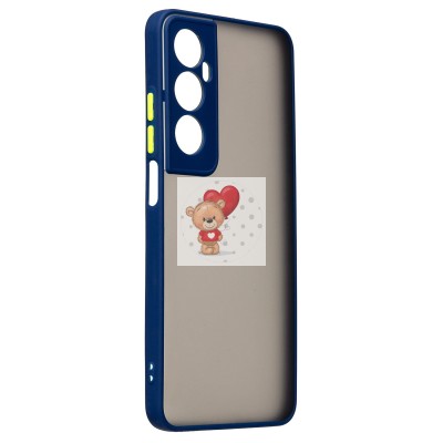 Чехол-накладка для Realme C65 (темно-синий) - PC041