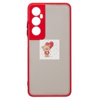 Чехол-накладка для Realme C65 (красный) - PC041