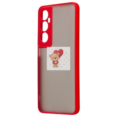 Чехол-накладка для Realme C65 (красный) - PC041