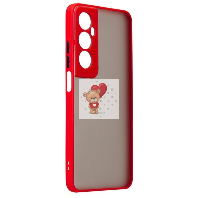 Чехол-накладка для Realme C65 (красный) - PC041