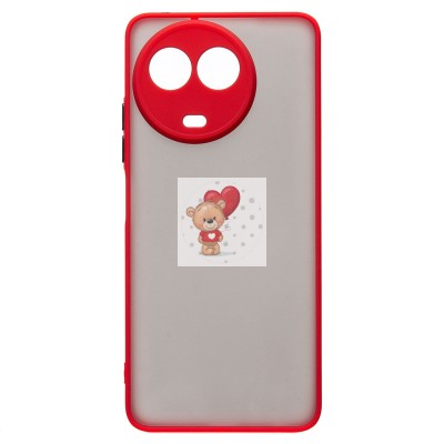 Чехол-накладка для Realme C67 5G (красный) - PC041