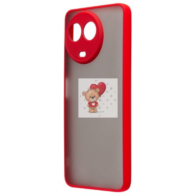 Чехол-накладка для Realme C67 5G (красный) - PC041