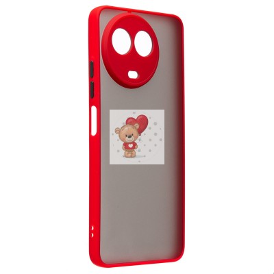 Чехол-накладка для Realme C67 5G (красный) - PC041