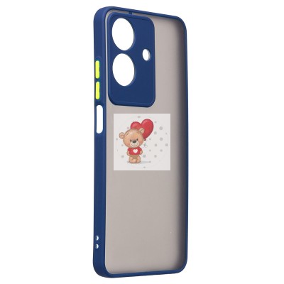 Чехол-накладка для Realme Note 60 4G (темно-синий) - PC041