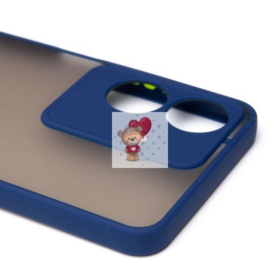 Чехол-накладка для Realme Note 60 4G (темно-синий) - PC041