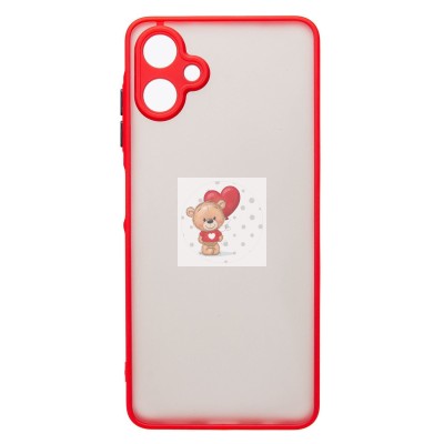 Чехол-накладка для Samsung Galaxy A06 (красный) - PC041