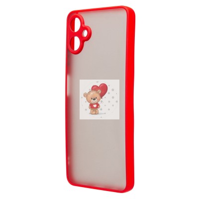 Чехол-накладка для Samsung Galaxy A06 (красный) - PC041