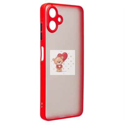 Чехол-накладка для Samsung Galaxy A06 (красный) - PC041