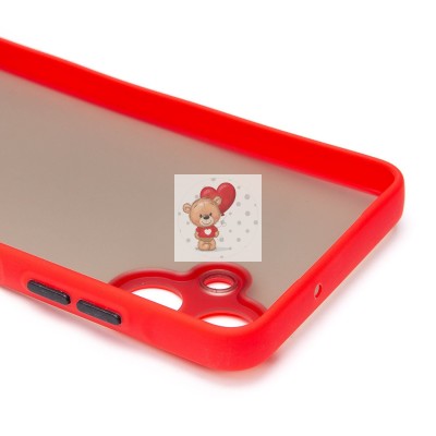 Чехол-накладка для Samsung Galaxy A06 (красный) - PC041