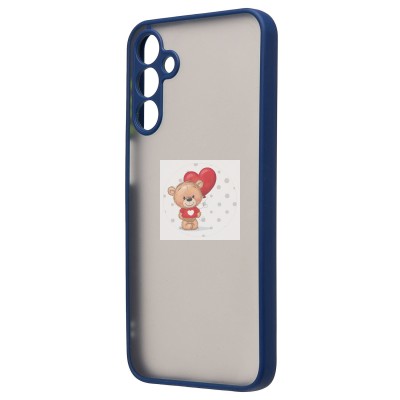 Чехол-накладка для Samsung Galaxy A15 5G (темно-синий) - PC041