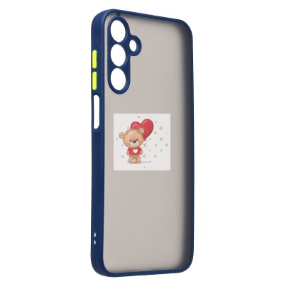 Чехол-накладка для Samsung Galaxy A15 5G (темно-синий) - PC041