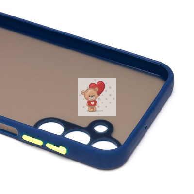 Чехол-накладка для Samsung Galaxy A15 5G (темно-синий) - PC041