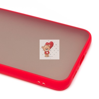 Чехол-накладка для Samsung Galaxy A34 (красный/черный) - PC041