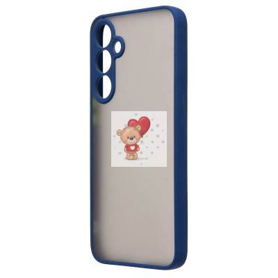 Чехол-накладка для Samsung Galaxy A35 (темно-синий) - PC041