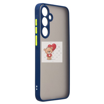 Чехол-накладка для Samsung Galaxy A35 (темно-синий) - PC041