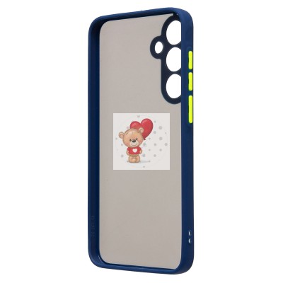 Чехол-накладка для Samsung Galaxy A35 (темно-синий) - PC041