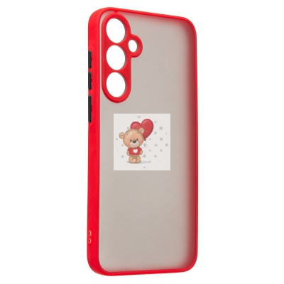 Чехол-накладка для Samsung Galaxy A35 (красный) - PC041