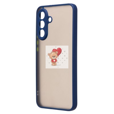 Чехол-накладка для Samsung Galaxy A36 5G (темно-синий) - PC041