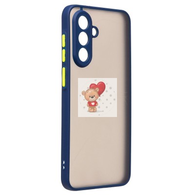 Чехол-накладка для Samsung Galaxy A36 5G (темно-синий) - PC041