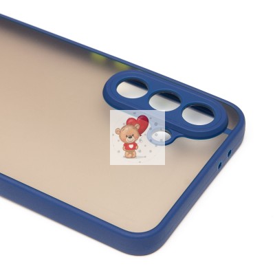 Чехол-накладка для Samsung Galaxy A36 5G (темно-синий) - PC041