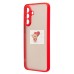 Чехол-накладка для Samsung Galaxy A36 5G (красный) - PC041