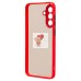 Чехол-накладка для Samsung Galaxy A36 5G (красный) - PC041