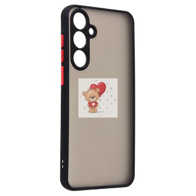 Чехол-накладка для Samsung Galaxy A55 (черный) - PC041 Чехол-накладка для Samsung Galaxy A55 (черный) - PC041