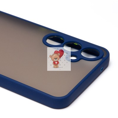 Чехол-накладка для Samsung Galaxy A55 (темно-синий) - PC041 Чехол-накладка для Samsung Galaxy A55 (темно-синий) - PC041