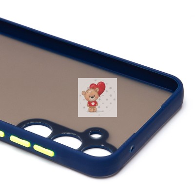 Чехол-накладка для Samsung Galaxy A55 (темно-синий) - PC041 Чехол-накладка для Samsung Galaxy A55 (темно-синий) - PC041