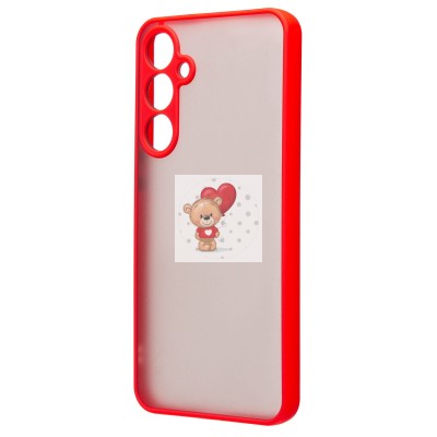 Чехол-накладка для Samsung Galaxy A55 (красный) - PC041