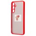 Чехол-накладка для Samsung Galaxy A55 (красный) - PC041