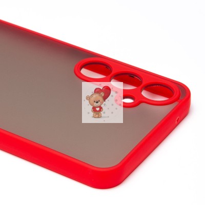 Чехол-накладка для Samsung Galaxy A55 (красный) - PC041